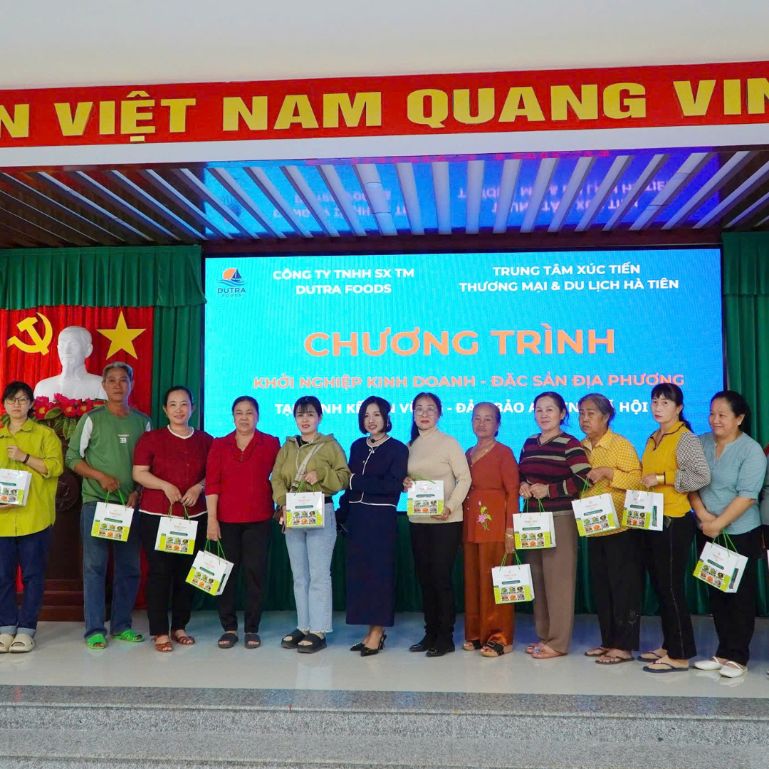 Hơn 50 cán bộ, hội viên và người dân phường Hà Tiên và Tô Châu tham gia Workshop “Khởi nghiệp kinh doanh - Đặc sản địa phương”